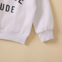 Load image into Gallery viewer, 2 Pieces Set Baby Kid Boys Letters Tops And Solid Color Ribbon Pants Wholesale 230105584
