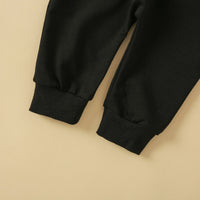 Load image into Gallery viewer, 2 Pieces Set Baby Kid Boys Letters Tops And Solid Color Ribbon Pants Wholesale 230105584
