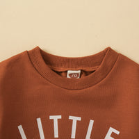 Load image into Gallery viewer, 2 Pieces Set Baby Kid Boys Letters Tops And Solid Color Ribbon Pants Wholesale 230105584
