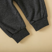 Load image into Gallery viewer, 2 Pieces Set Baby Kid Boys Letters Tops And Solid Color Ribbon Pants Wholesale 230105584
