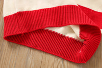 Load image into Gallery viewer, 2 Pieces Set Baby Kid Girls Color-blocking Crochet Sweaters And Striped Skirts Wholesale 230105585
