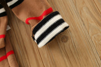 Load image into Gallery viewer, 2 Pieces Set Baby Kid Girls Striped Bow Cardigan And Skirts Wholesale 230105612
