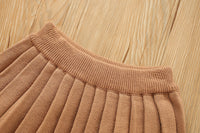 Load image into Gallery viewer, 2 Pieces Set Baby Kid Girls Striped Bow Cardigan And Skirts Wholesale 230105612
