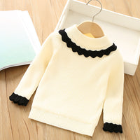 Load image into Gallery viewer, Baby Kid Girls Solid Color Sweaters Knitwear Wholesale  230105624
