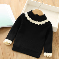 Load image into Gallery viewer, Baby Kid Girls Solid Color Sweaters Knitwear Wholesale  230105624
