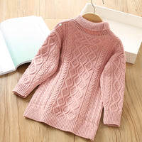 Load image into Gallery viewer, Baby Kid Girls Solid Color Crochet Knitwear Dresses Wholesale 230105630
