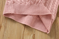 Load image into Gallery viewer, Baby Kid Girls Solid Color Crochet Knitwear Dresses Wholesale 230105630
