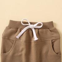 Load image into Gallery viewer, 2 Pieces Set Baby Kid Unisex Letters Embroidered Hoodies Swearshirts And Solid Color Pants Wholesale 230105645
