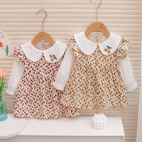Load image into Gallery viewer, Baby Kid Girls Flower Print Dresses Wholesale 230105652
