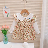 Load image into Gallery viewer, Baby Kid Girls Flower Print Dresses Wholesale 230105652
