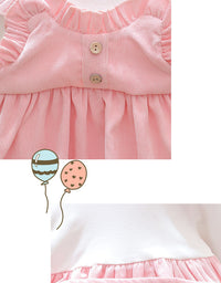 Load image into Gallery viewer, Baby Kid Girls Solid Color Dresses Wholesale 23010566
