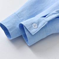 Load image into Gallery viewer, 2 Pieces Set Baby Kid Boys Birthday Party Solid Color Bow Shirts And Jumpsuits Wholesale 230105660
