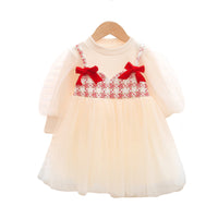 Load image into Gallery viewer, Baby Kid Girls Color-blocking Checked Dresses Wholesale 230105668
