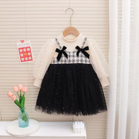 Load image into Gallery viewer, Baby Kid Girls Color-blocking Checked Dresses Wholesale 230105668
