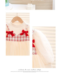 Load image into Gallery viewer, Baby Kid Girls Color-blocking Checked Dresses Wholesale 230105668
