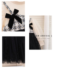 Load image into Gallery viewer, Baby Kid Girls Color-blocking Checked Dresses Wholesale 230105668
