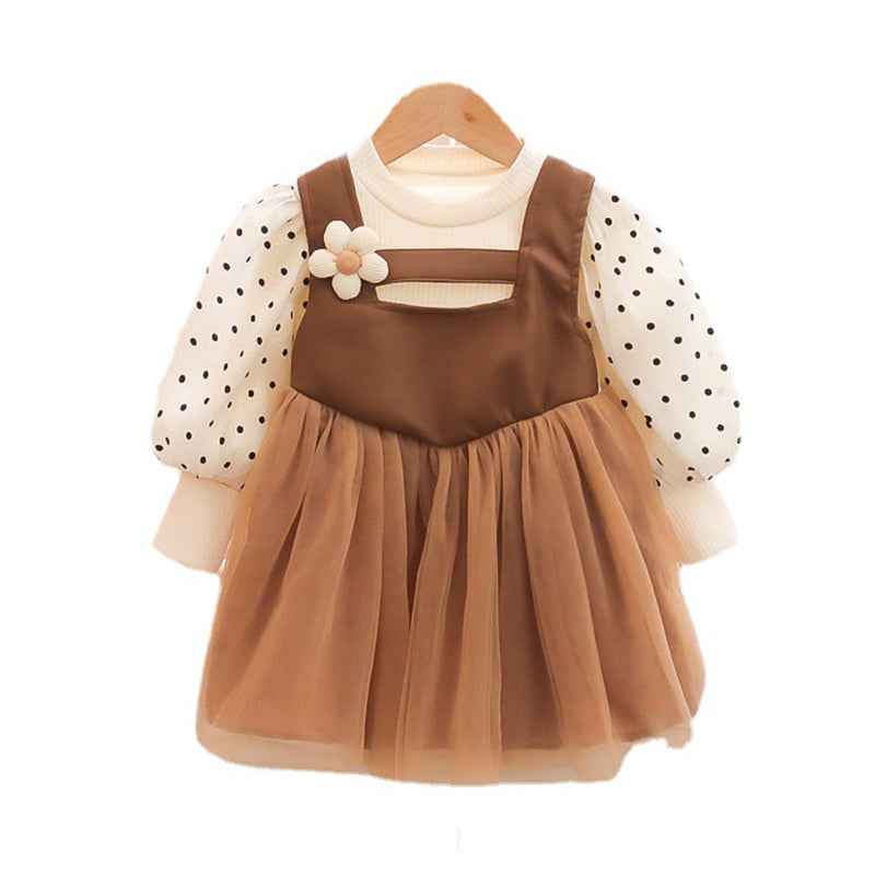 Baby Kid Girls Polka dots Dresses Wholesale 230105671