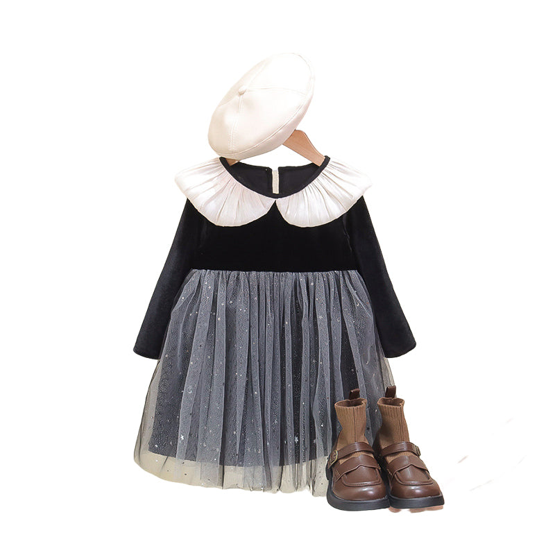 Baby Kid Girls Color-blocking Dresses Wholesale 230105685