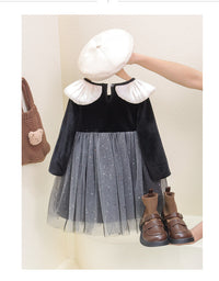 Load image into Gallery viewer, Baby Kid Girls Color-blocking Dresses Wholesale 230105685
