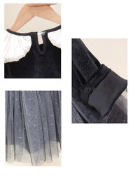 Load image into Gallery viewer, Baby Kid Girls Color-blocking Dresses Wholesale 230105685
