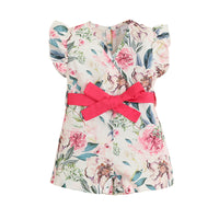 Load image into Gallery viewer, Baby Girls Flower Bow Rompers Wholesale 230105695
