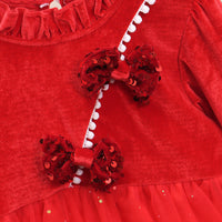Load image into Gallery viewer, Baby Kid Girls Solid Color Bow Dresses Wholesale 230105738

