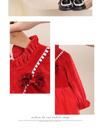 Load image into Gallery viewer, Baby Kid Girls Solid Color Bow Dresses Wholesale 230105738
