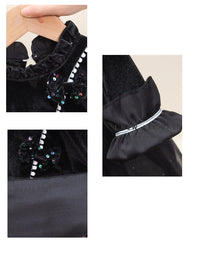 Load image into Gallery viewer, Baby Kid Girls Solid Color Bow Dresses Wholesale 230105738
