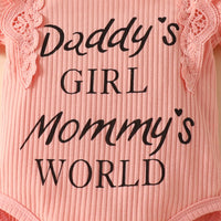 Load image into Gallery viewer, 3 Pieces Set Baby Girls Letters Rompers Flower Print Shorts And Bow Headwear Wholesale 230105741
