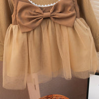 Load image into Gallery viewer, Baby Kid Girls Color-blocking Bow Birthday Dresses Wholesale 230105742
