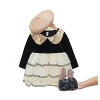 Load image into Gallery viewer, Baby Kid Girls Color-blocking Birthday Dresses Wholesale 230105745
