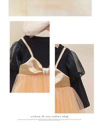 Load image into Gallery viewer, Baby Kid Girls Color-blocking Dresses Wholesale 230105754
