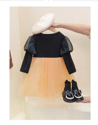 Load image into Gallery viewer, Baby Kid Girls Color-blocking Dresses Wholesale 230105754
