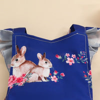 Load image into Gallery viewer, Baby Girls Flower Animals Print Rompers Wholesale 230105755
