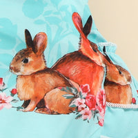 Load image into Gallery viewer, Baby Girls Flower Animals Print Rompers Wholesale 230105755
