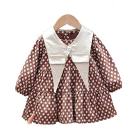 Load image into Gallery viewer, Baby Kid Girls Flower Fruit Polka dots Print Dresses Wholesale 23010576
