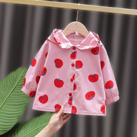 Load image into Gallery viewer, Baby Kid Girls Flower Fruit Polka dots Print Dresses Wholesale 23010576
