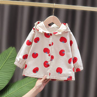 Load image into Gallery viewer, Baby Kid Girls Flower Fruit Polka dots Print Dresses Wholesale 23010576
