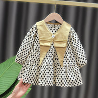 Load image into Gallery viewer, Baby Kid Girls Flower Fruit Polka dots Print Dresses Wholesale 23010576
