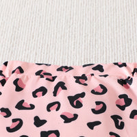 Load image into Gallery viewer, 3 Pieces Set Baby Girls Letters Cartoon Print T-Shirts Polka dots Shorts And Bow Headwear Wholesale 230105766
