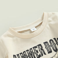 Load image into Gallery viewer, 2 Pieces Set Baby Kid Girls Letters Cartoon Print Tops And Leopard Pants Wholesale 230105773
