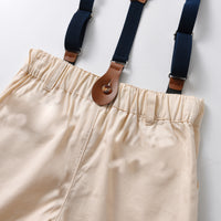 Load image into Gallery viewer, 2 Pieces Set Baby Kid Boys Birthday Party Striped Bow Shirts And Solid Color Rompers Wholesale 230105779
