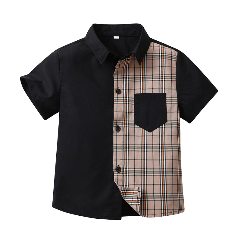 Baby Kid Boys Checked Shirts Wholesale 230105780