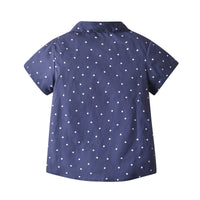 Load image into Gallery viewer, 2 Pieces Set Baby Kid Boys Birthday Party Bow Shirts And Polka dots Shorts Wholesale 230105788
