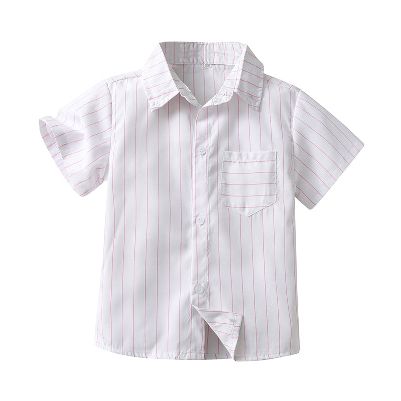Baby Kid Boys Striped Shirts Wholesale 230105792
