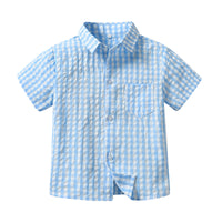 Load image into Gallery viewer, Baby Kid Boys Checked Shirts Wholesale 230105793
