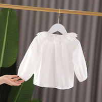 Load image into Gallery viewer, Baby Kid Girls Flower Embroidered Tops Wholesale 23010701
