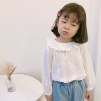 Load image into Gallery viewer, Baby Kid Girls Flower Embroidered Tops Wholesale 23010701
