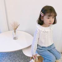 Load image into Gallery viewer, Baby Kid Girls Flower Embroidered Tops Wholesale 23010701
