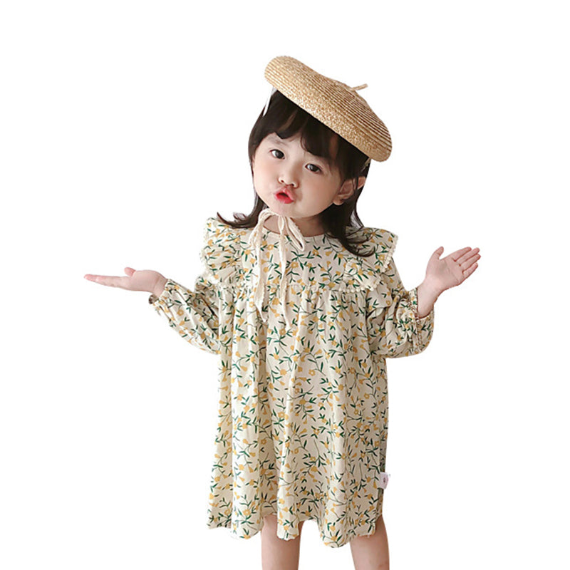Baby Kid Girls Flower Dresses Wholesale 23010707